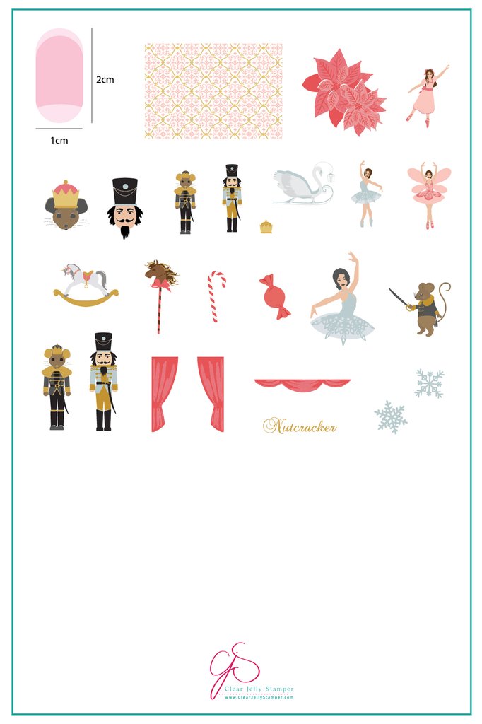 Nutcracker (CjS C-22) - Clear Jelly Stamping Plate Secondary image