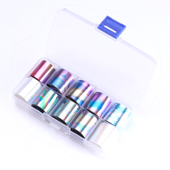 Oil Slick Foil Set of 10 in Case