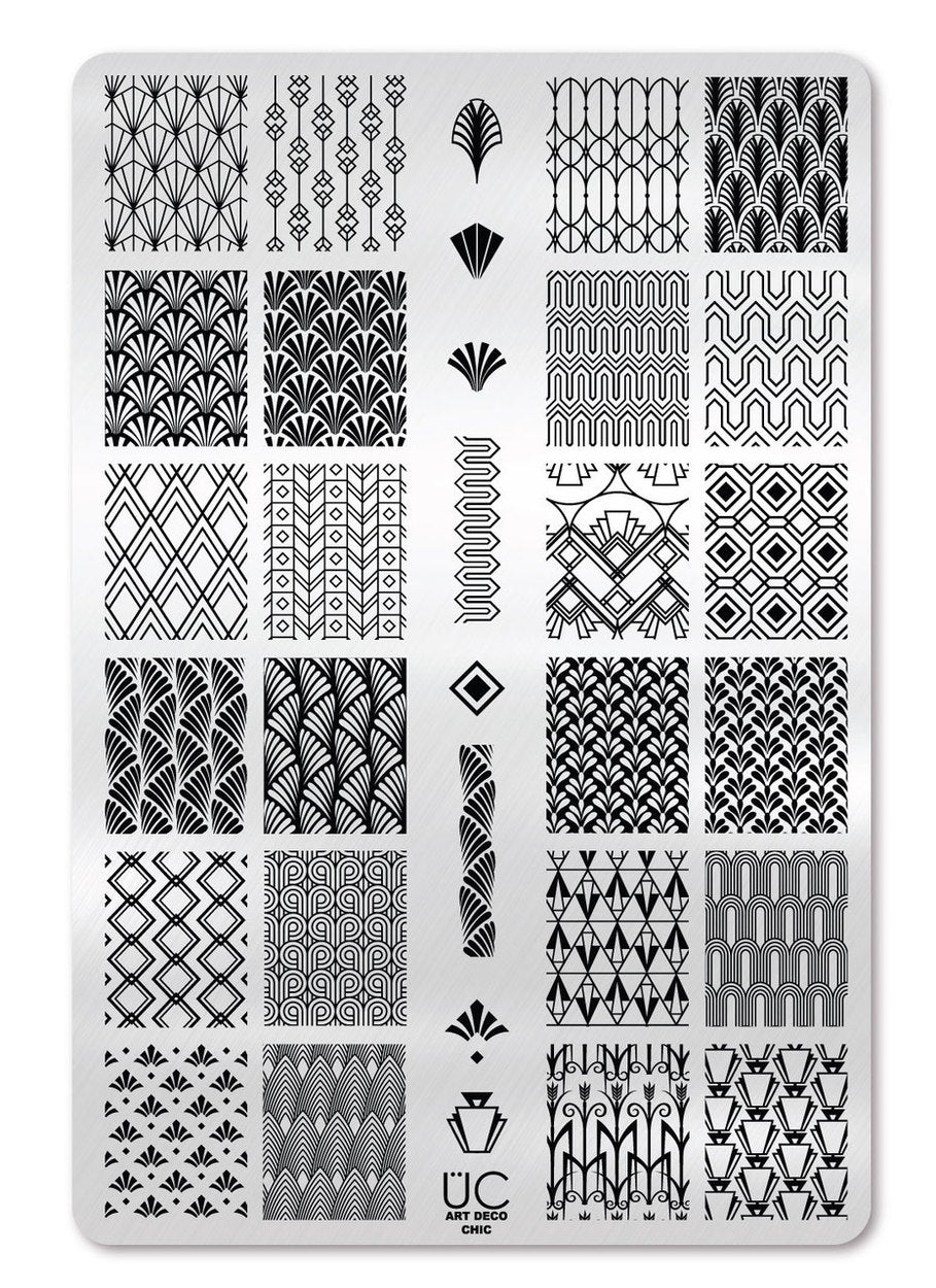 Art Deco Chic - Uber Chic Stamping Plate Main image
