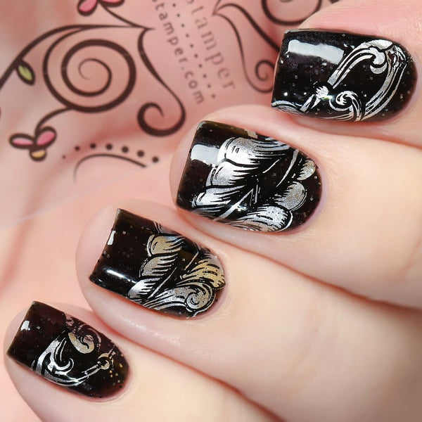 Ornamental Flourish (CjS-45) - Clear Jelly Stamping Plate
