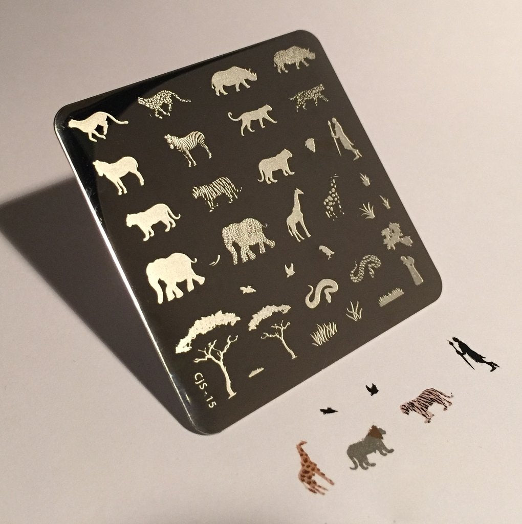 Out of Africa (CjS-15) - CJS Small Stamping Plate Secondary image