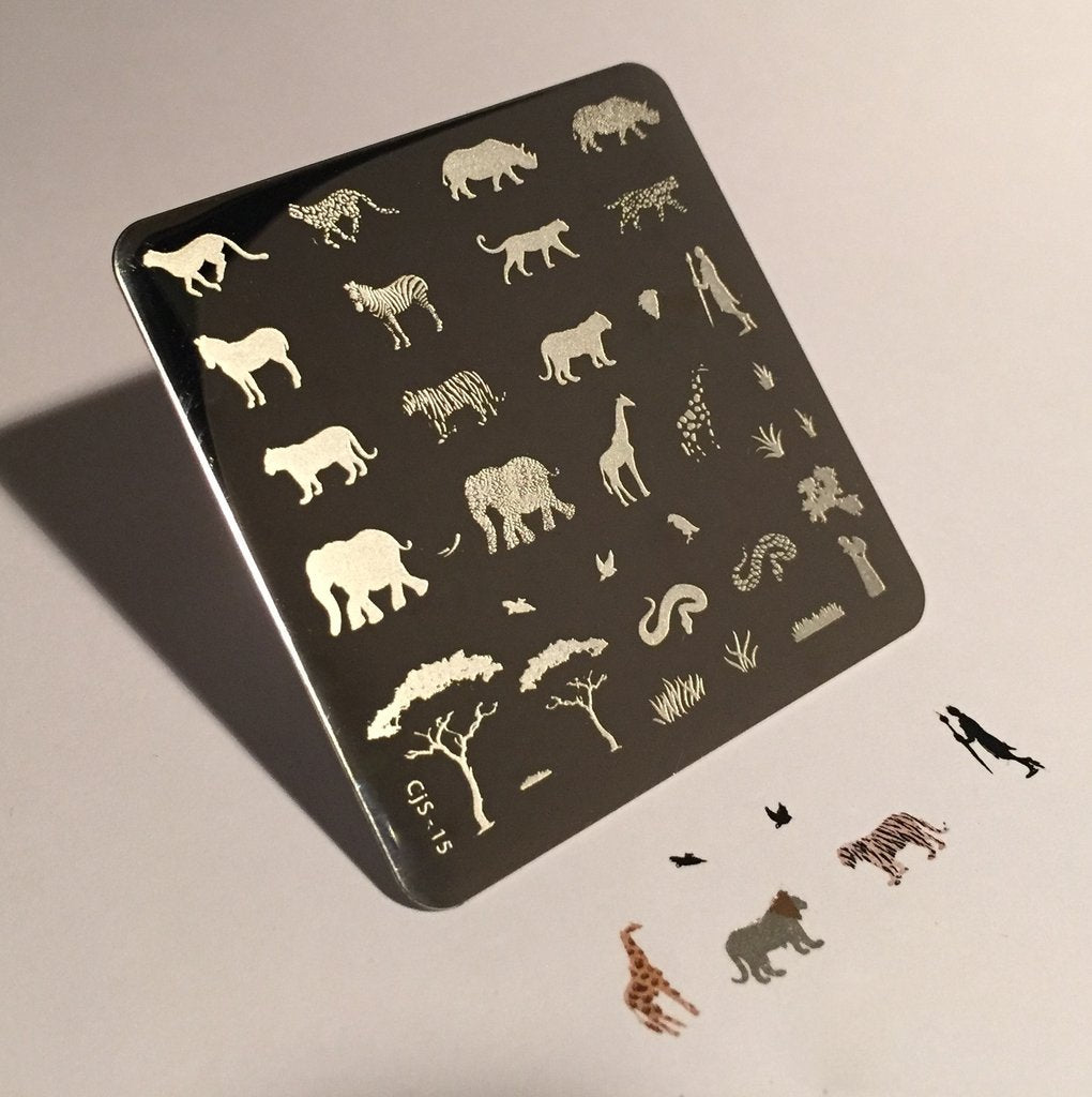 Out of Africa (CjS-15) - CJS Small Stamping Plate