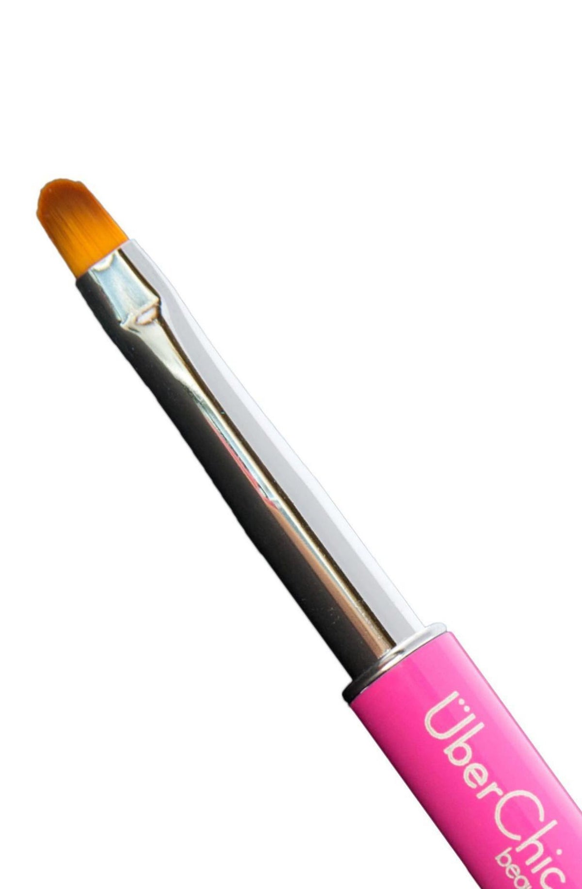 Oval Gel Clean Up Brush (PInk) - Uber Chic Main image