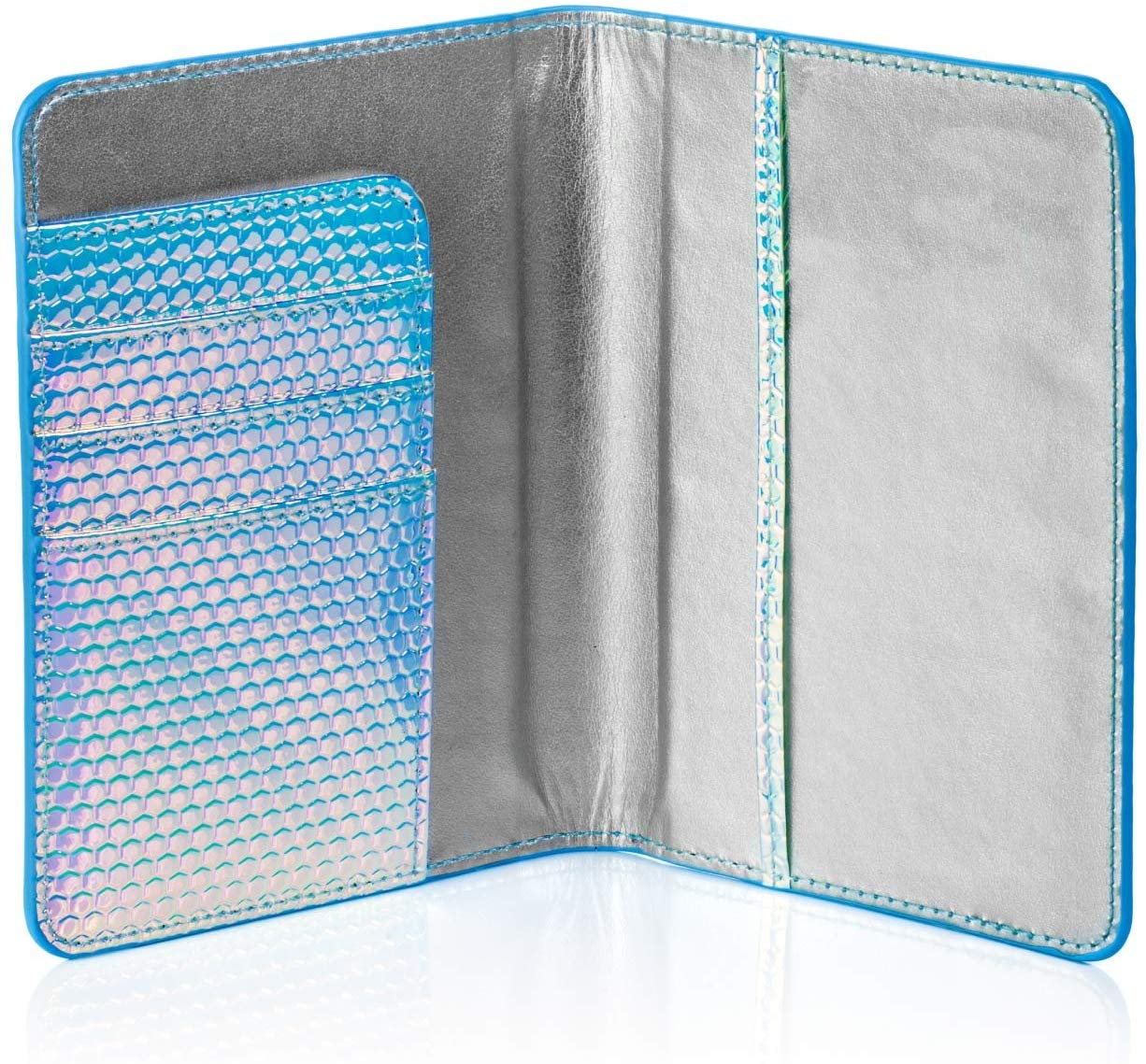 Holo Iridescent Passport Holder - Uber Chic Accessories Secondary image