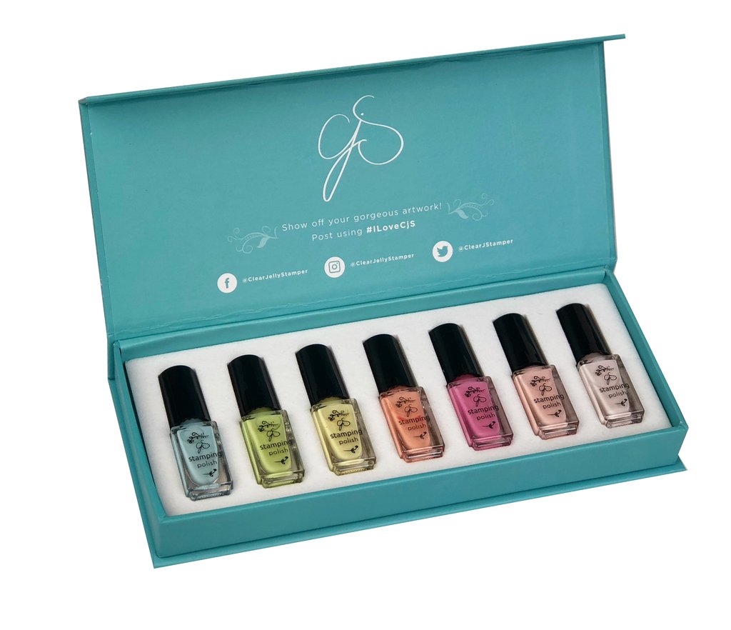 Stamping Polish Kit - Pastel (7 Colors) Main image