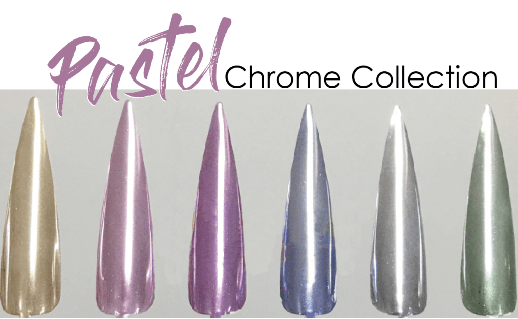 Pastel Metallics Chrome Collection of 6