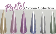 Pastel Metallics Chrome Collection of 6