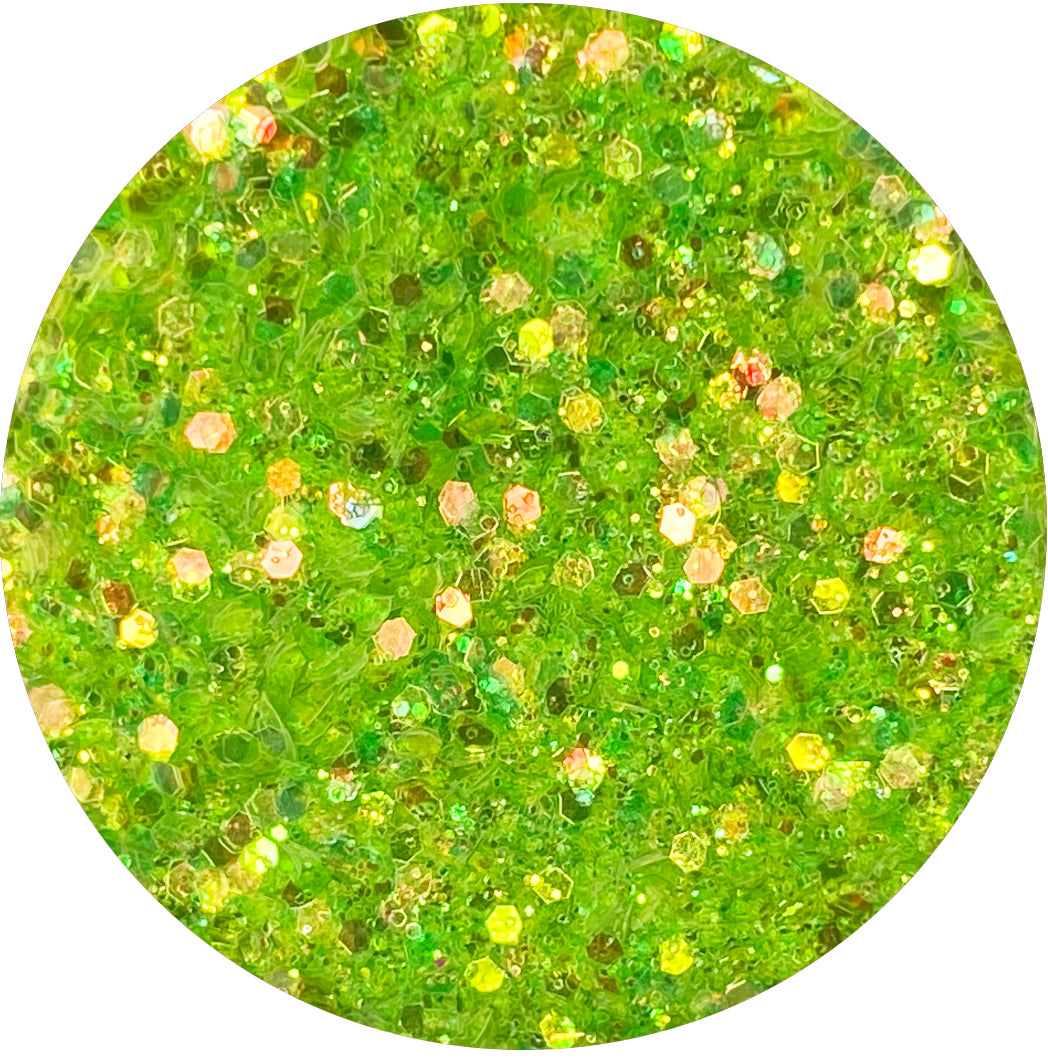 Party Lime Glitter Main image