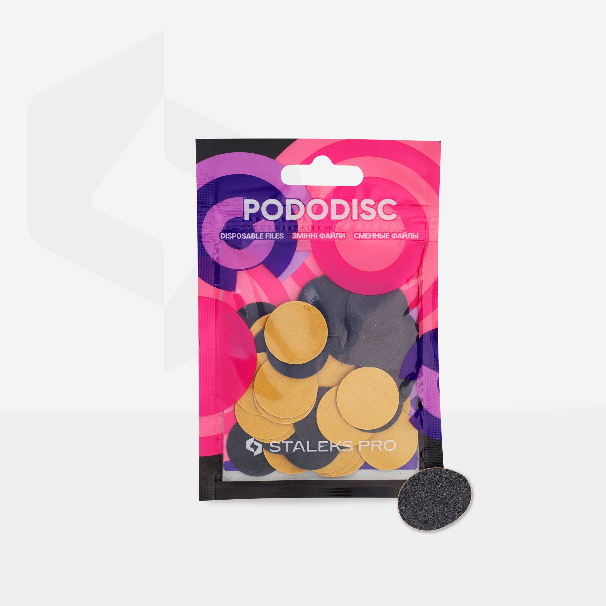Staleks podo Medium 20mm Stainless Pedicure Disc & Silicone Carbide Refills Secondary image