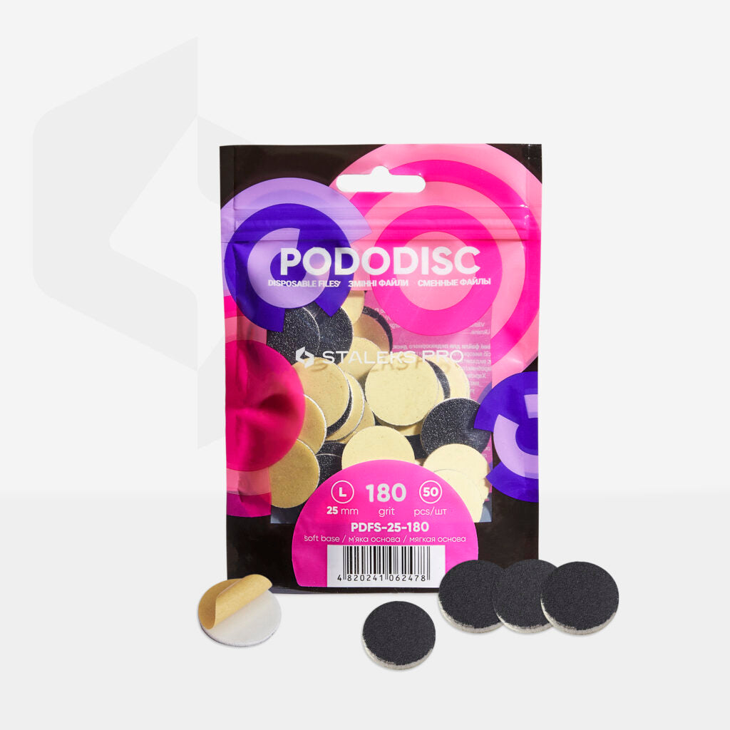 Staleks podo Large 25mm Silicone Carbide PADDED Refills - 50 pack Main image