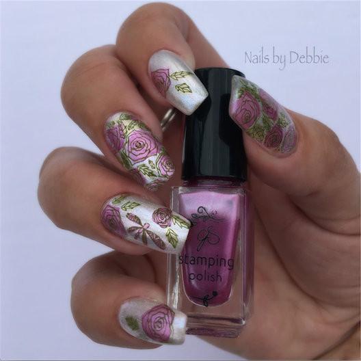 Peacocks Garden (CjS-37) - Clear Jelly Stamping Plate