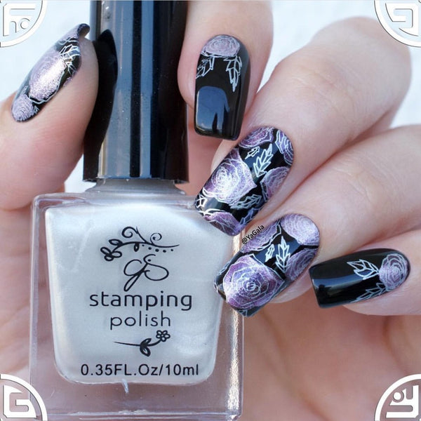 Peacocks Garden (CjS-37) - Clear Jelly Stamping Plate
