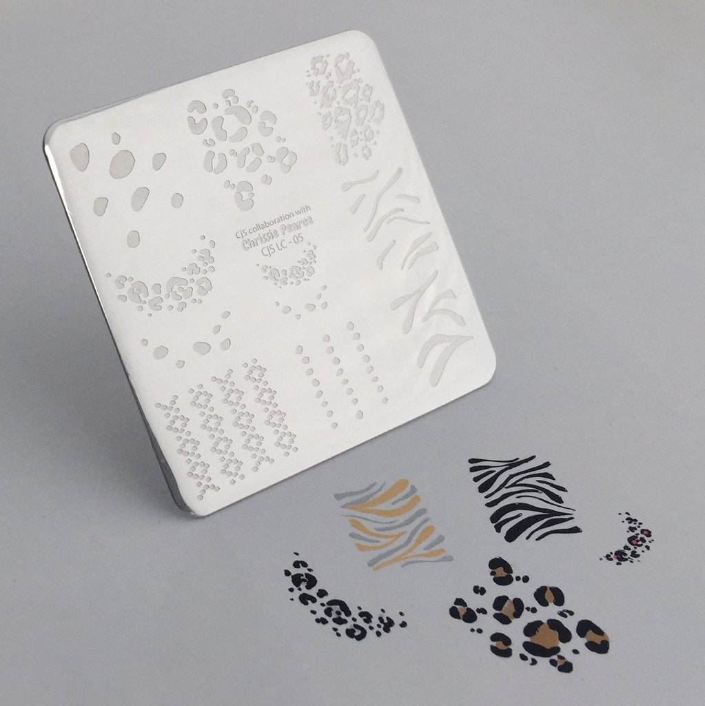 Perfect Prints by Chrissie Pearce (CjSLC-05)  - CJS Small Stamping Plate Secondary image