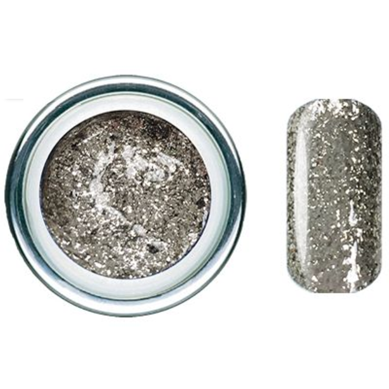 Pewter Quartz Glitz Glitter Gel - Akzentz Gel Play UV/LED