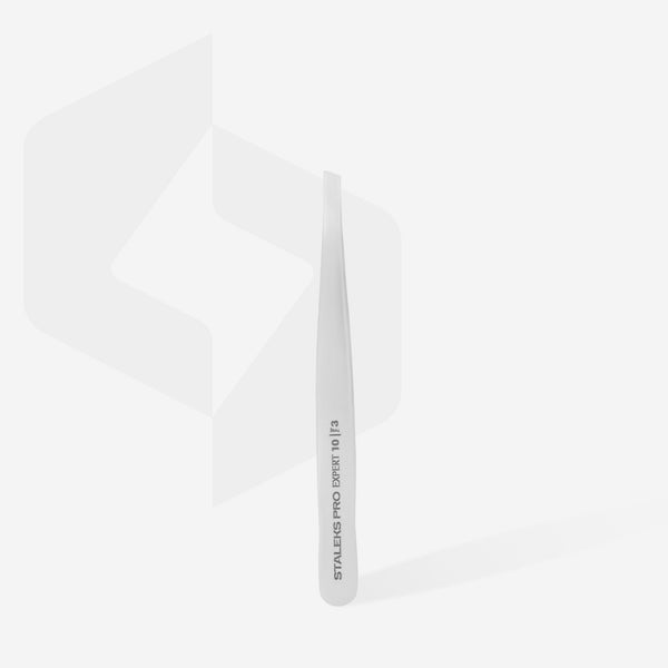 Eyebrow Tweezers Staleks Pro EXPERT 10 Type 3  TE-10/3