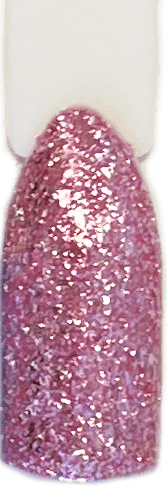 Glitter Bomb Gel Polish!  Metallic Pastel Pink