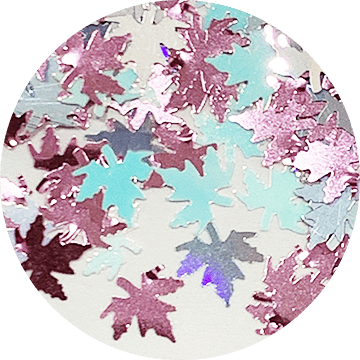 Frozen Leaves Confetti Glitter Main image