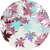 Frozen Leaves Confetti Glitter