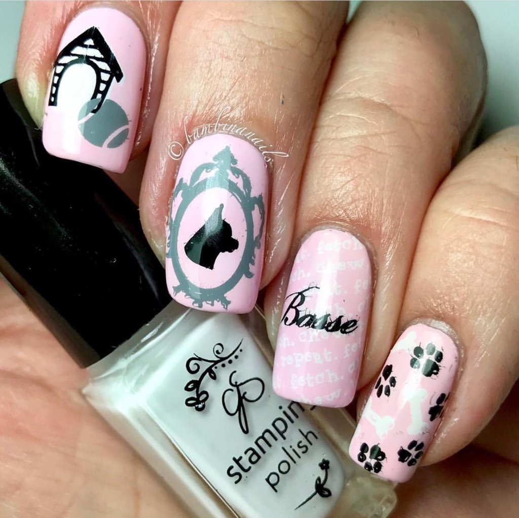 Puppy Love (CjS LC-23 )  - Clear Jelly Stamping Plate
