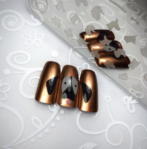 Puppy Love (CjS LC-23 )  - Clear Jelly Stamping Plate