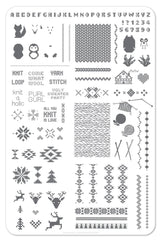 Purl Gurl (CjSC-15) - Clear Jelly Stamping Plate