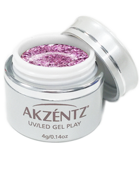 Purple Garnet Glitz Glitter Gel - Akzentz Gel Play UV/LED