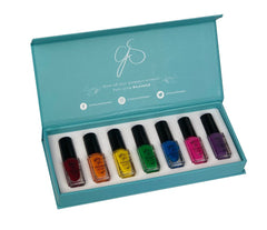 Stamping Polish Kit - Rainbow (7 Colors)