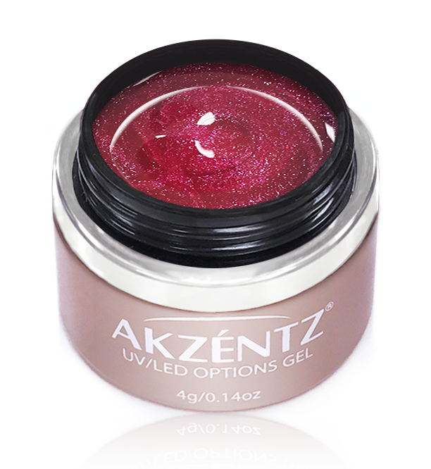 Sparkles Raspberry - Akzentz Options UV/LED - LuvNailz