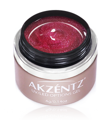 Sparkles Raspberry - Akzentz Options UV/LED - LuvNailz