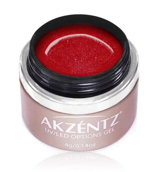 Sparkles Ravishing Red - Akzentz Options UV/LED - LuvNailz Main image