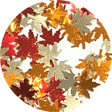Metallic Leaves Confetti Glitter Main image
