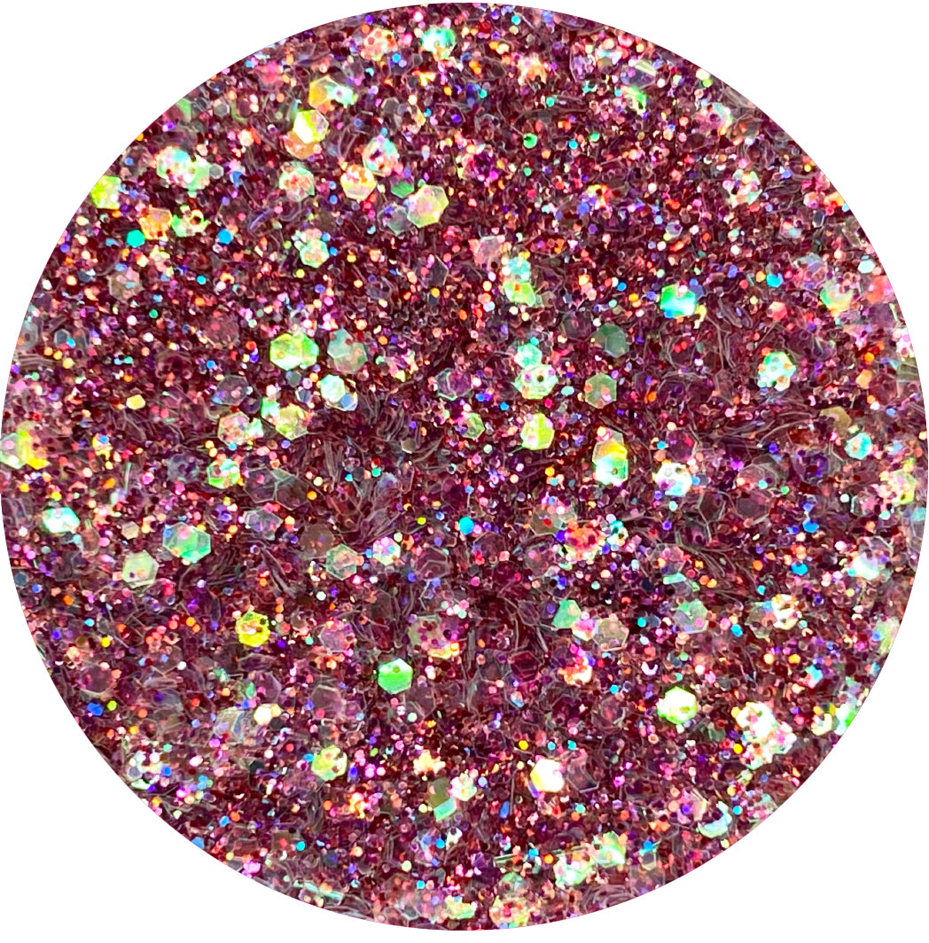Rockstar Dark Pink Glitter Main image
