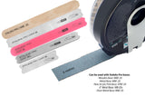 Premium 180 Grit Stick On Nail File Refill Roll in Plastic Case - Up to 80 Files!  ATLUX-180