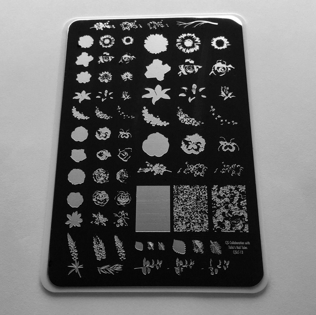 Roses Floral Garden (CjSLC-13) - Clear Jelly Stamping Plate Secondary image