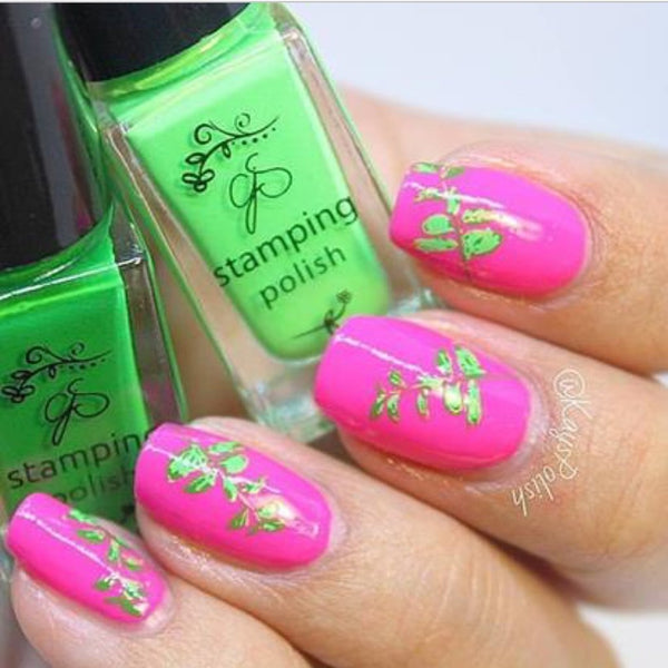Roses Floral Garden (CjSLC-13) - Clear Jelly Stamping Plate