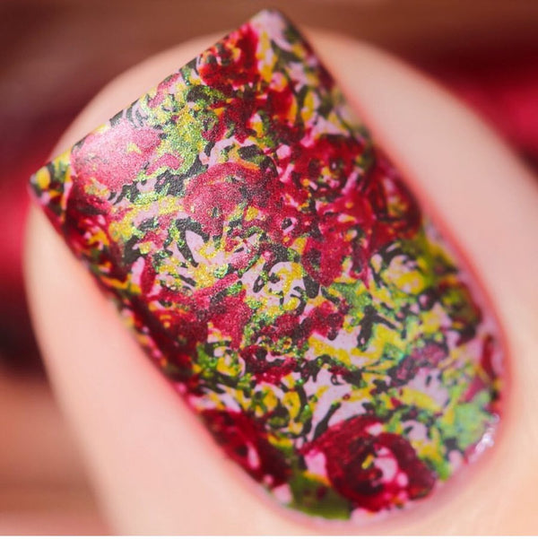 Roses Floral Garden (CjSLC-13) - Clear Jelly Stamping Plate