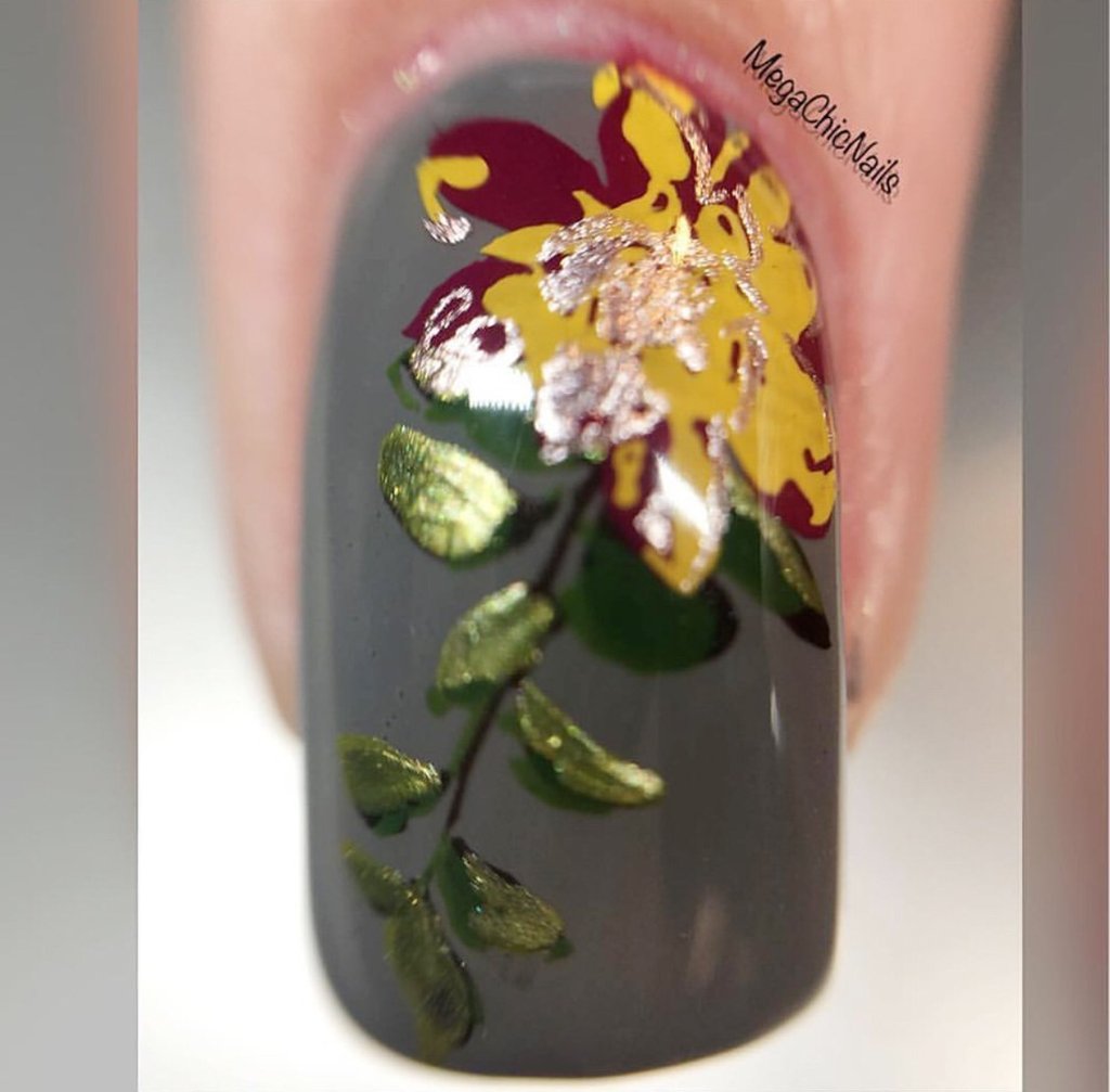 Roses Floral Garden (CjSLC-13) - Clear Jelly Stamping Plate