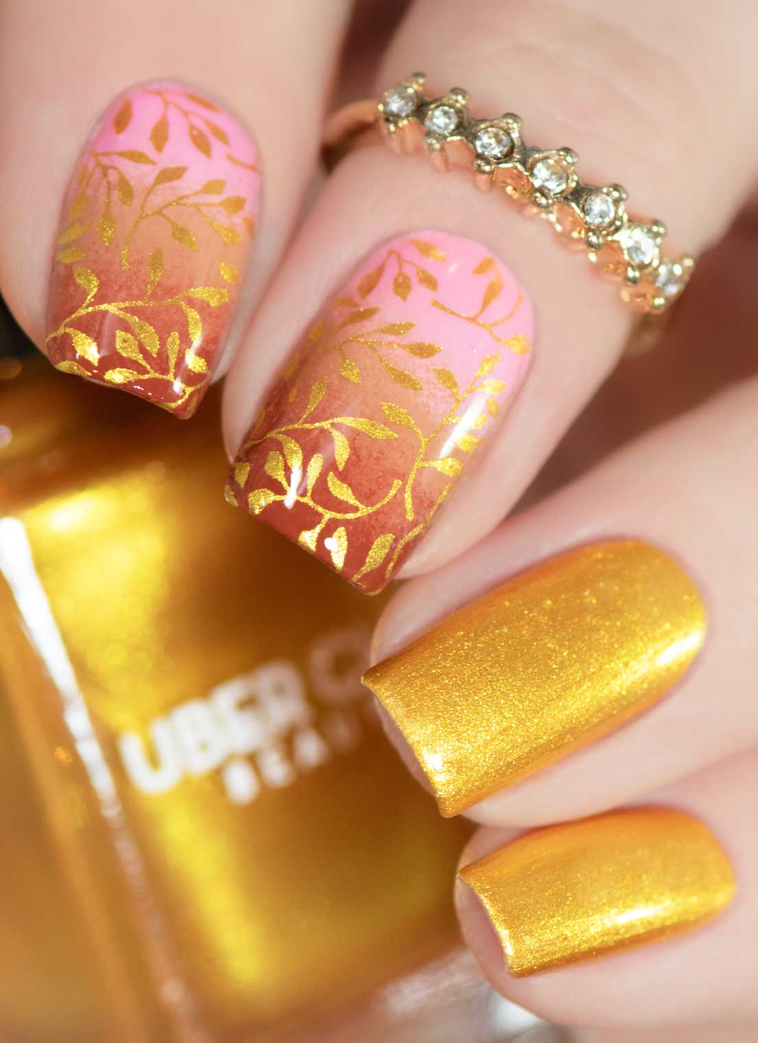 Satin Brass - Stamping Polish - Uber Chic 12ml Secondary image