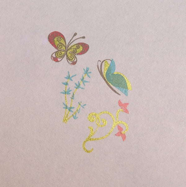 Serendipity  (CjS-23) - Clear Jelly Stamping Plate