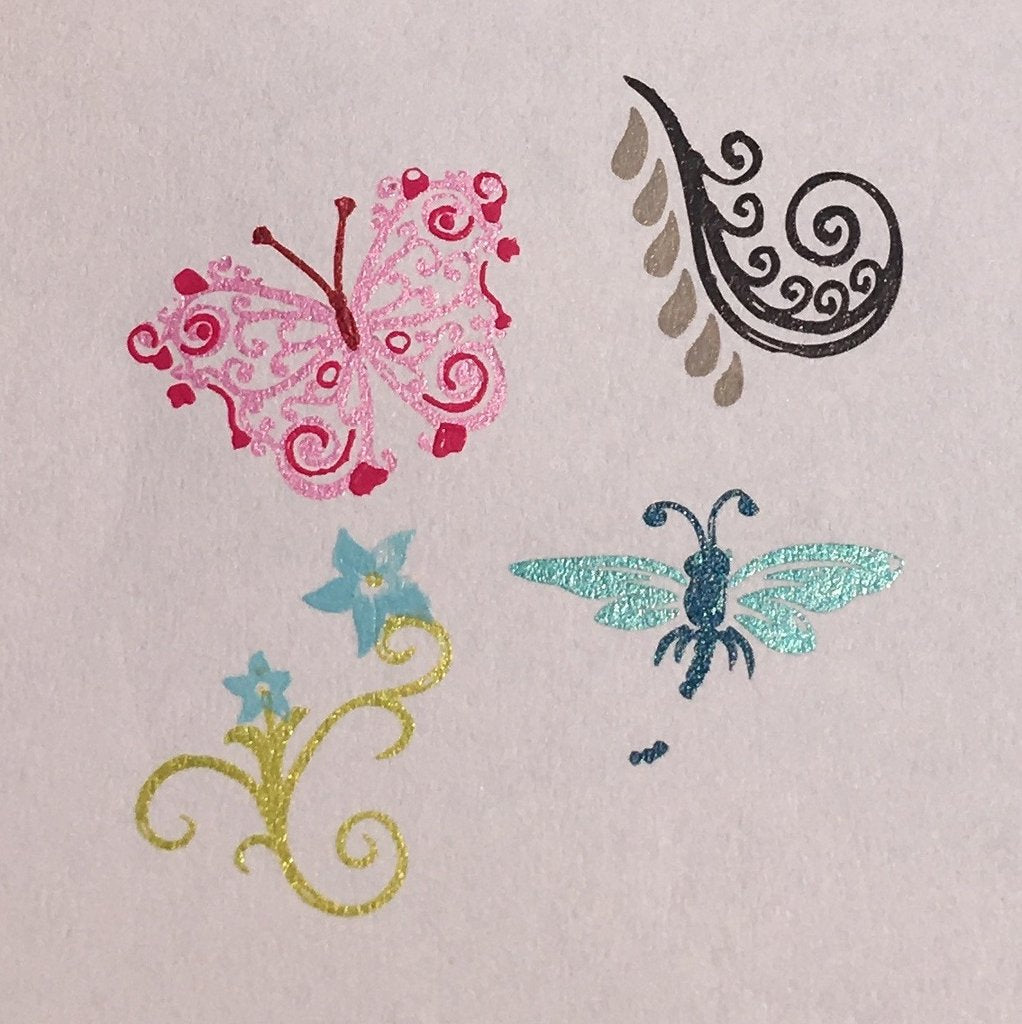 Serendipity  (CjS-23) - Clear Jelly Stamping Plate