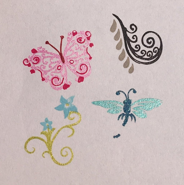 Serendipity  (CjS-23) - Clear Jelly Stamping Plate