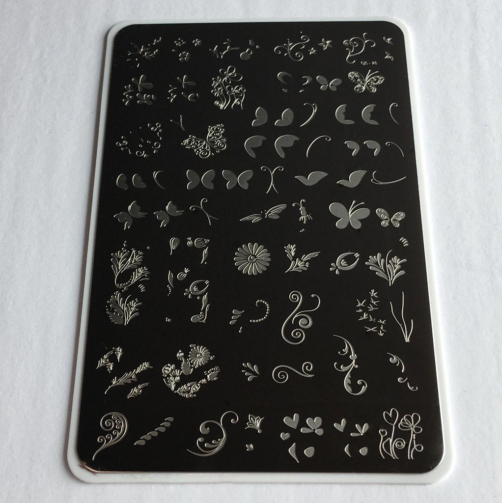 Serendipity  (CjS-23) - Clear Jelly Stamping Plate