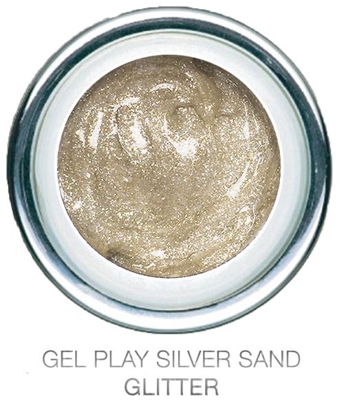 Glitter Silver Sand - Akzentz Gel Play UV/LED Main image