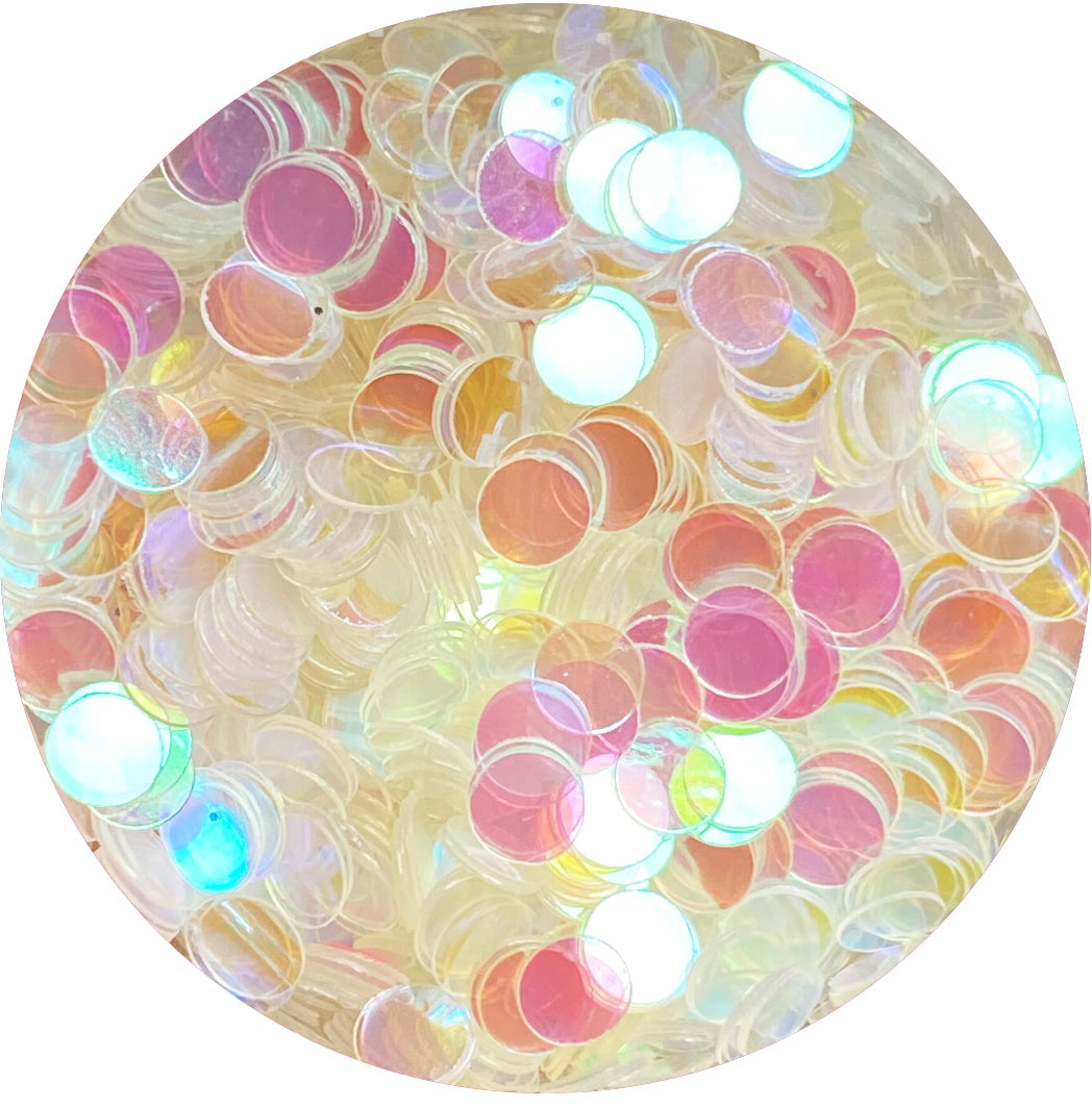 Small Iridescent Dots Confetti Glitter Main image