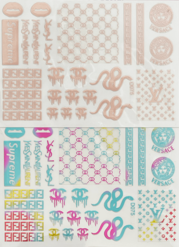 Pasties - Logo Snake & CC Rainbow & Rose Gold