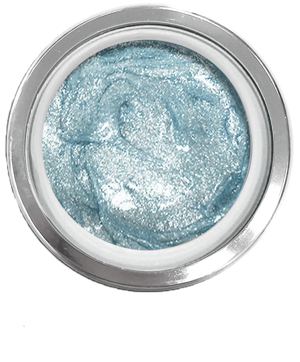 Glitter Snow Blue - Akzentz Gel Play UV/LED
