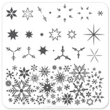 Snowflakes - CJS Small Stamping Plate