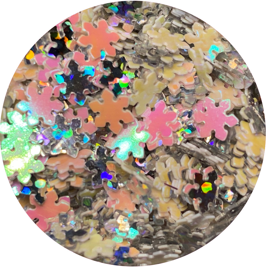 Holo Snowflake Mix Confetti Main image