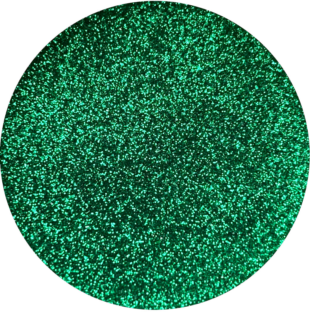 Soft Emerald Metallic Green Glitter Main image