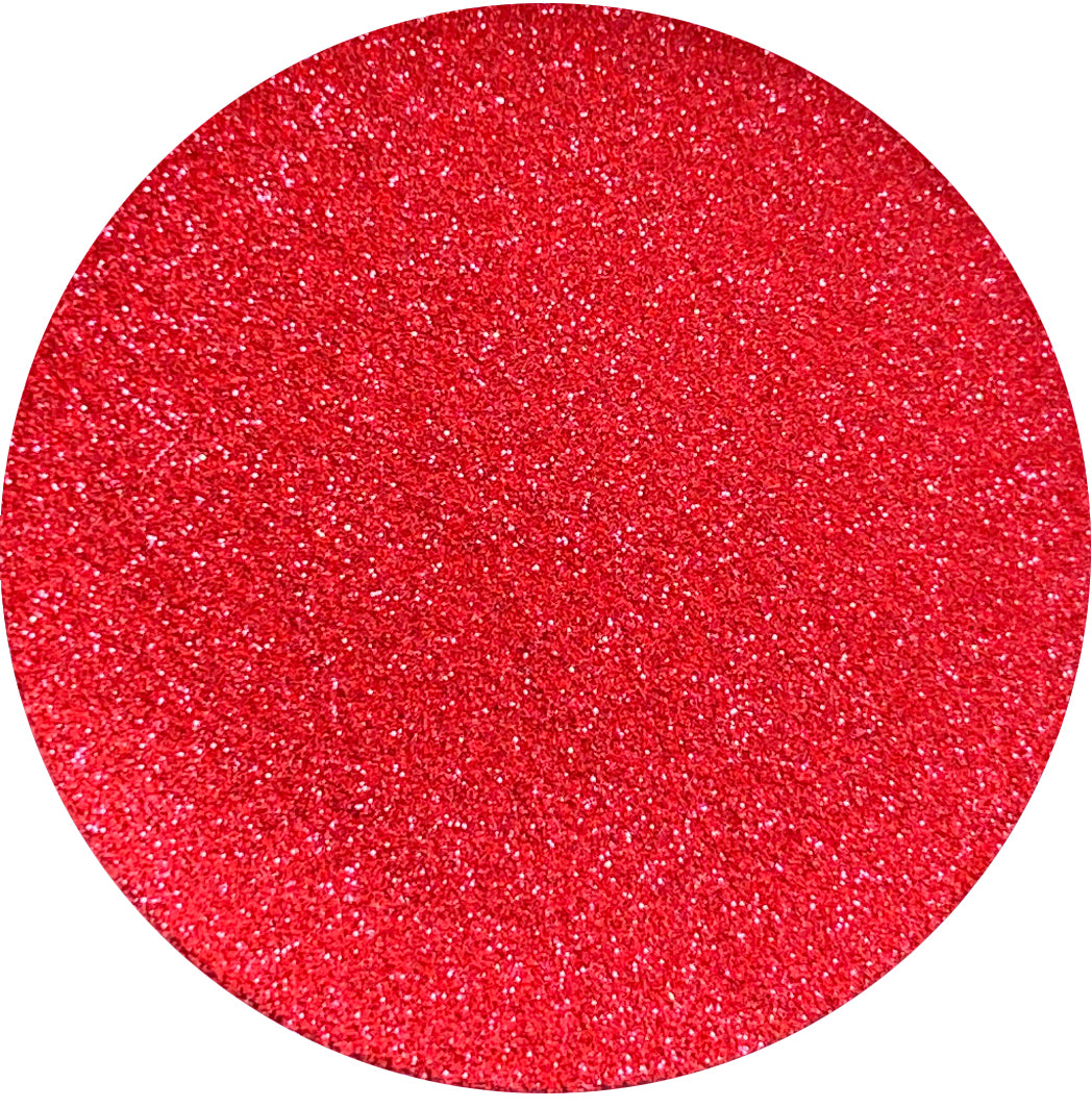 Soft Fire Red Glitter Main image